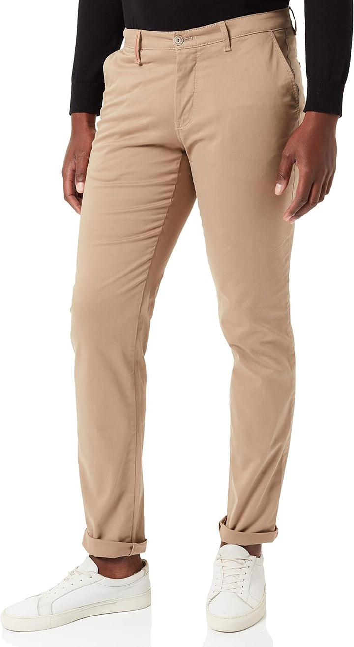 Atelier GARDEUR Herren Chino Jeans Hose Benito Gabardinestretch Camel 30W / 32L Camel, 30W / 32L Cam