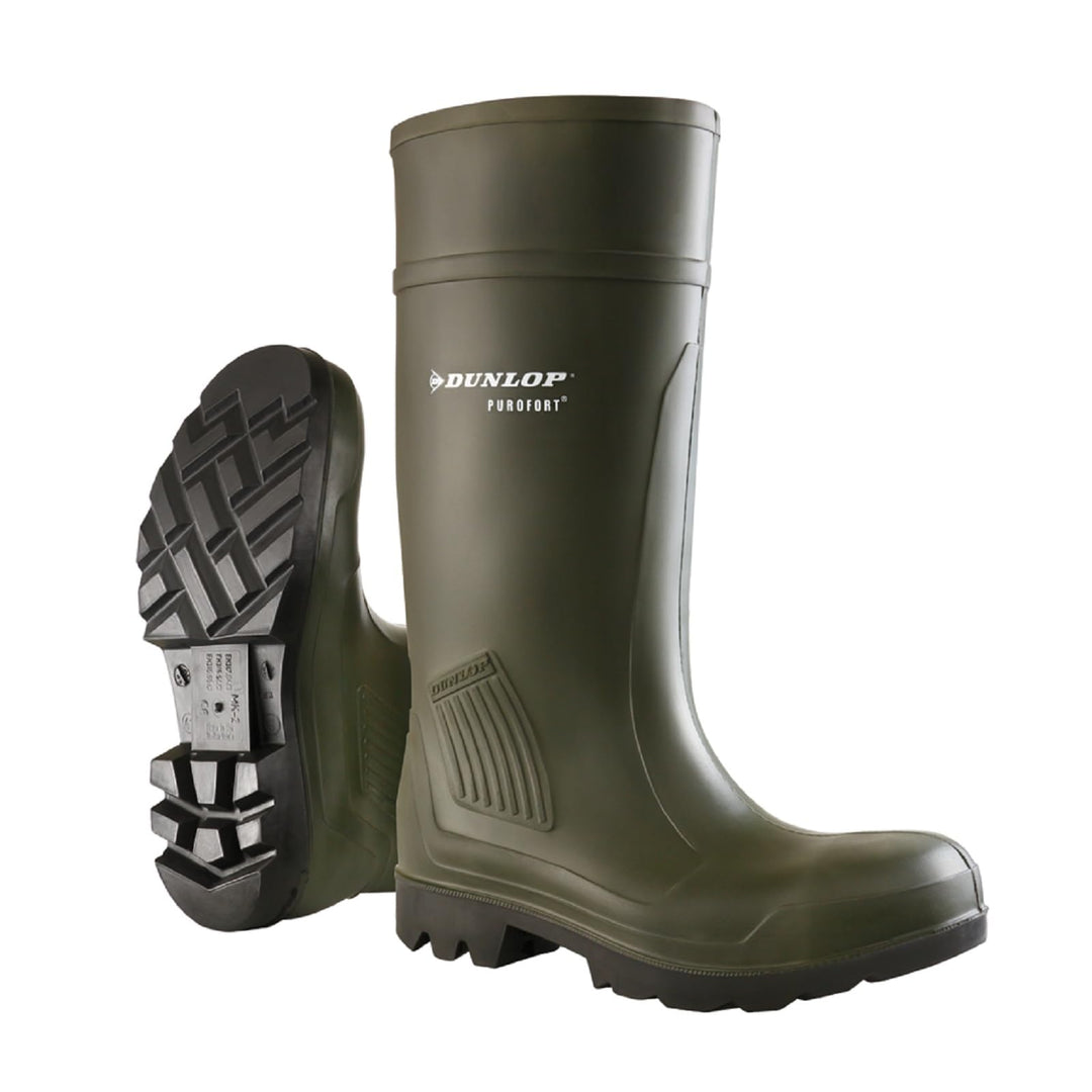 Dunlop Unisex-Erwachsene D460933 Purofort GROEN 37 Gummistiefel, Grün 08, EU UK 4 | US 4