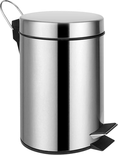 Ambrosya BZABR01 Eimer, Edelstahl (Gebürstet), Silber, Einheitsgroesse Edelstahl (Gebürstet) Einheit