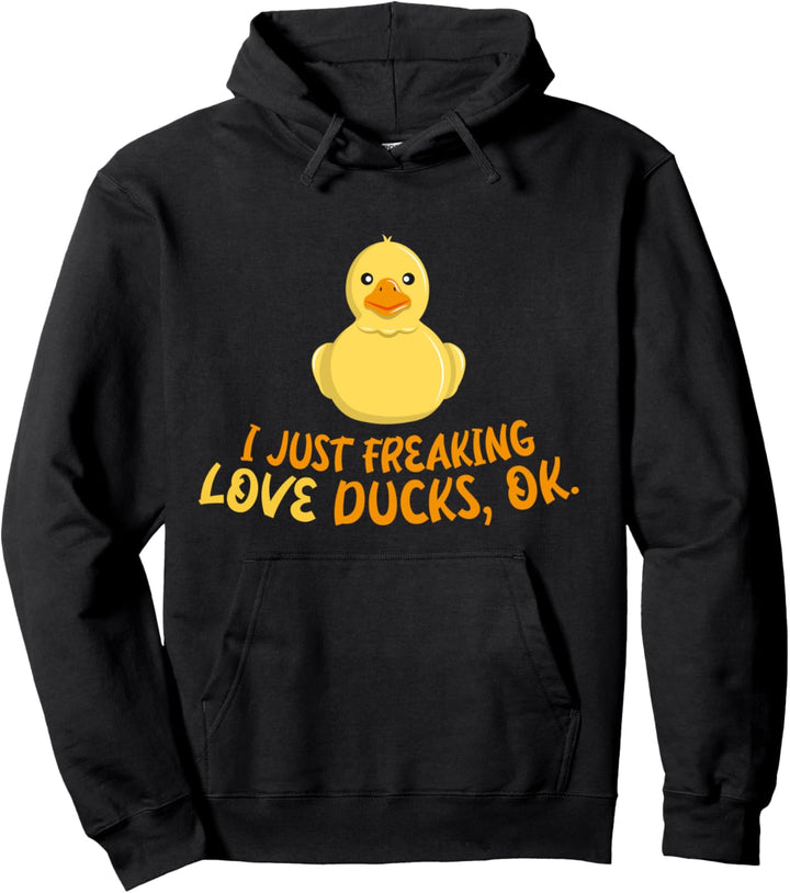 Ich mag halt einfach Enten - Gelbe Badeente Ente Pullover Hoodie