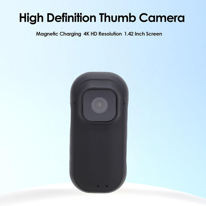 4K Action Cam Körperkamera mit magnetischem Trageband, Zurück-, wasserdichtes Gehäuse, Ladebox, Mont