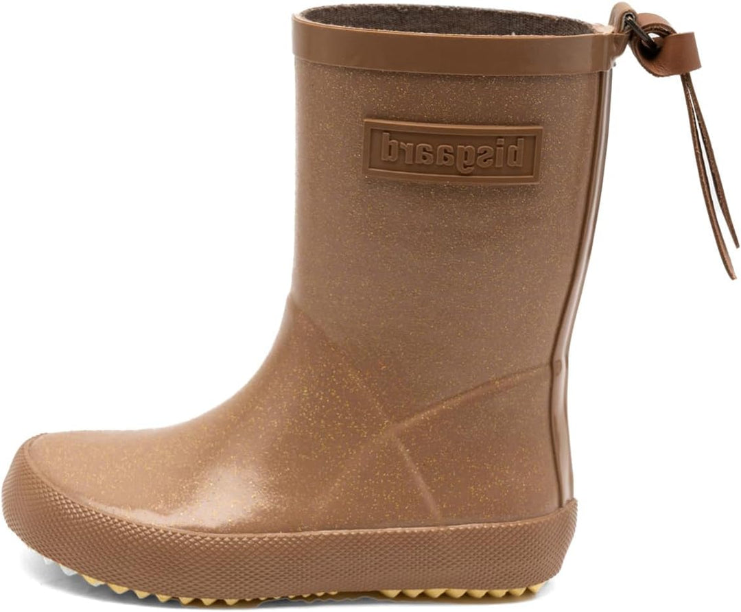 Bisgaard Mädchen Fashion Gummistiefel 22 EU Brown Glitter, 22 EU Brown Glitter