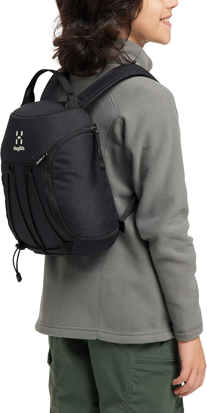 Haglöfs Unisex, Kinder Corker Junior Rucksack Einheitsgrösse 2c5- Schwarz (True Black), Einheitsgrös