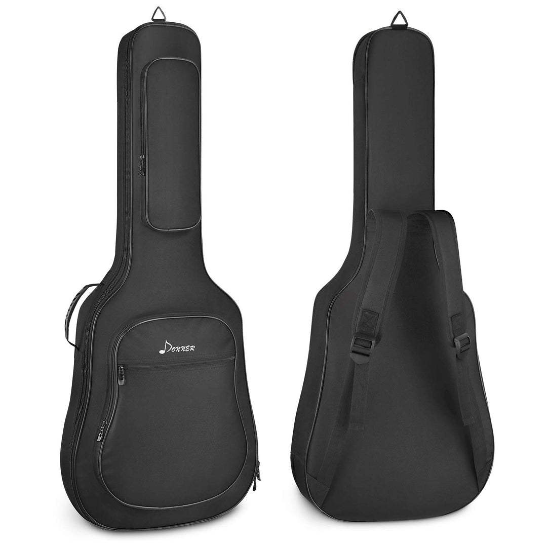 Donner Gitarrentasche Akustikgitarre Gigbag 10mm gepolstert wasserdicht Gitarre Rucksack Gitarrenhül