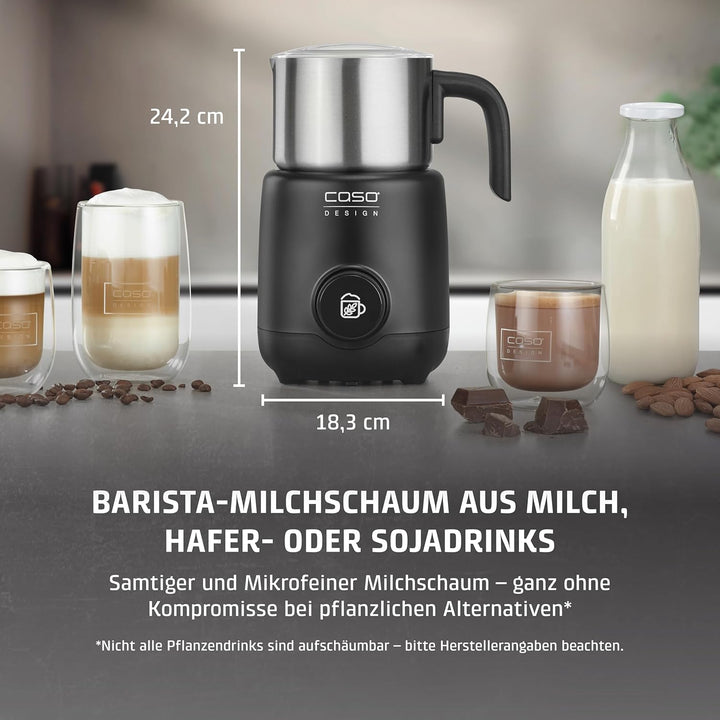 CASO PremiumLatte XL - grosser Milchaufschäumer, Induktion, 1 Liter Volumen, für Milch,Hafer- und So