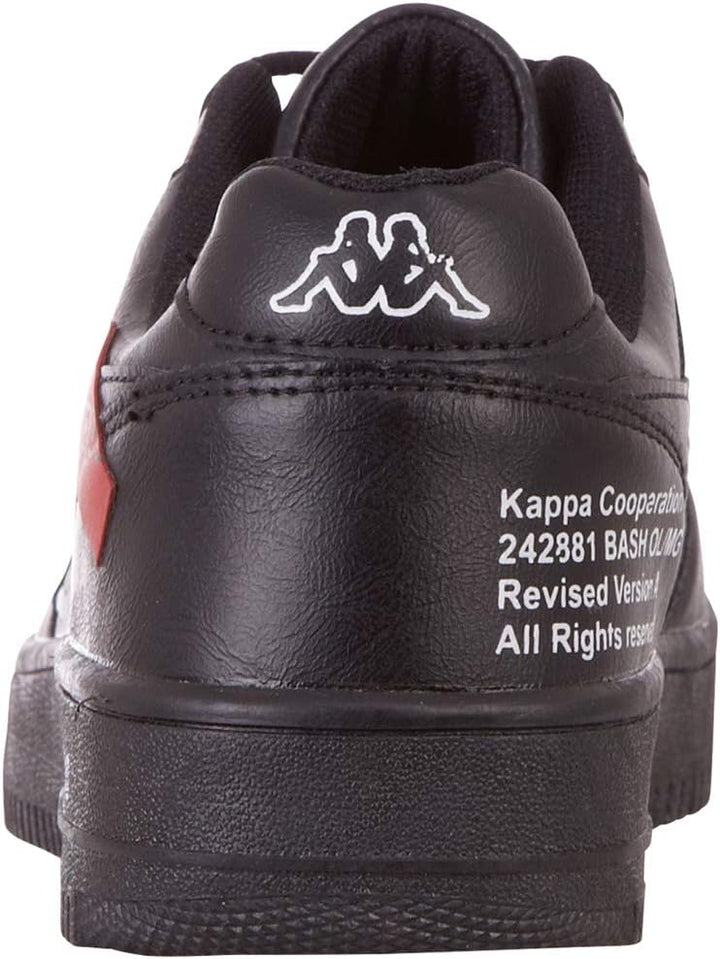 Kappa Herren Bash Mid Fur Sneaker 1110 Black White 37 EU