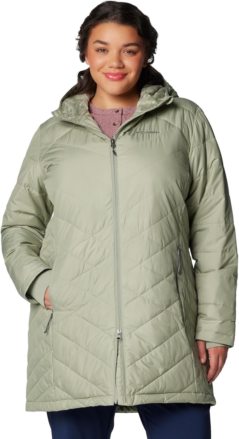 Columbia Damen First Generation Heavenly Long Hooded Jacket Heavenly Long Hooded Jacket (1er Pack) S