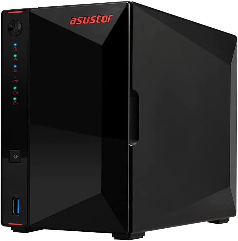 Asustor - AS5202T 2Go NAS + 8To (2X 4To) IRONWOLF 8To Seagate IronWolf, 8To Seagate IronWolf