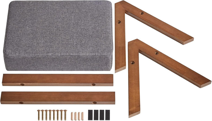YMYNY Fusshocker, Ottoman klein, Schuhe Wechselhocker, Hilfsfusshocker, Typ A Moderner Stabiler Holz