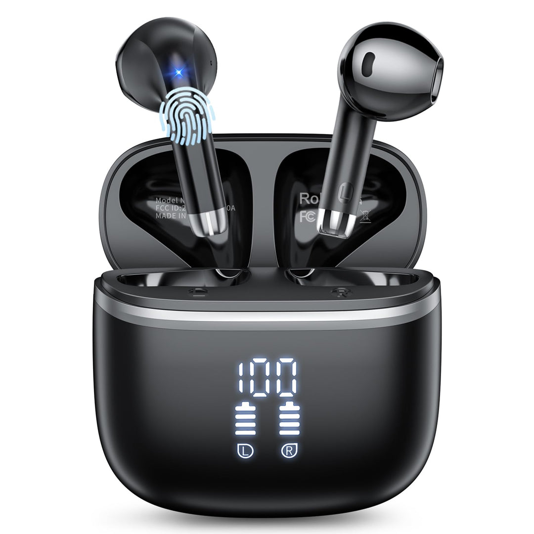 Bluetooth Kopfhörer, Kopfhörer Kabellos Bluetooth 5.4 mit 4 ENC Noise Cancelling Mic, 40H Spielzeit