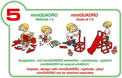 Quadro Plattenset S – Erweiterungs-Set mit 4 grossen Platten für Plattformen und Stufen, ab 6 Monate