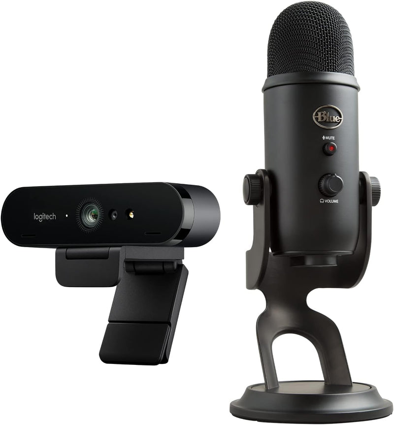 Logitech Brio and Blue Microphones Yeti – Die perfekte Lösung für optimale Ton- und Videoqualität, E