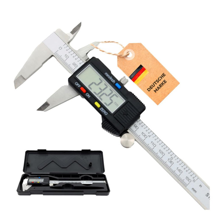 Dönges Digitaler Messchieber 150 mm | LCD Display, CE, Messbereich 0-150 mm | Digitale Schieblehre,