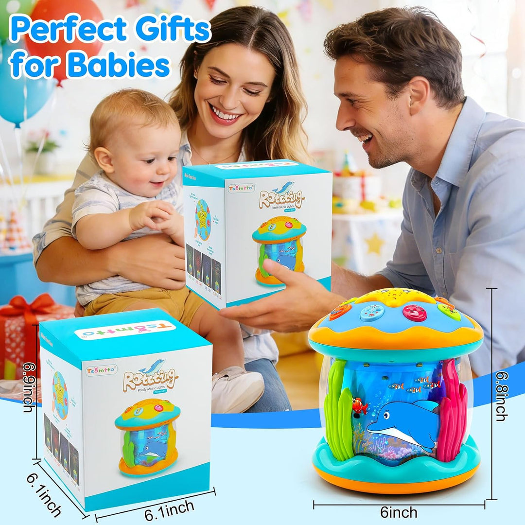 Baby Spielzeug ab 1 2 Jahr mit Musik &amp; Licht, Musikalische Montessori Babyspielzeug ab 6 9 12 18 Mon