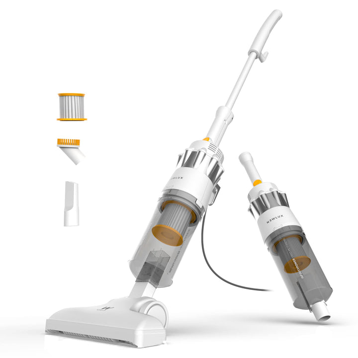 Newlux - Staubsauger mit 2in1 V900 Kabel, vertikal und handlich, 800 W, 2 Liter Tank, 16,5 Kpa, Trip