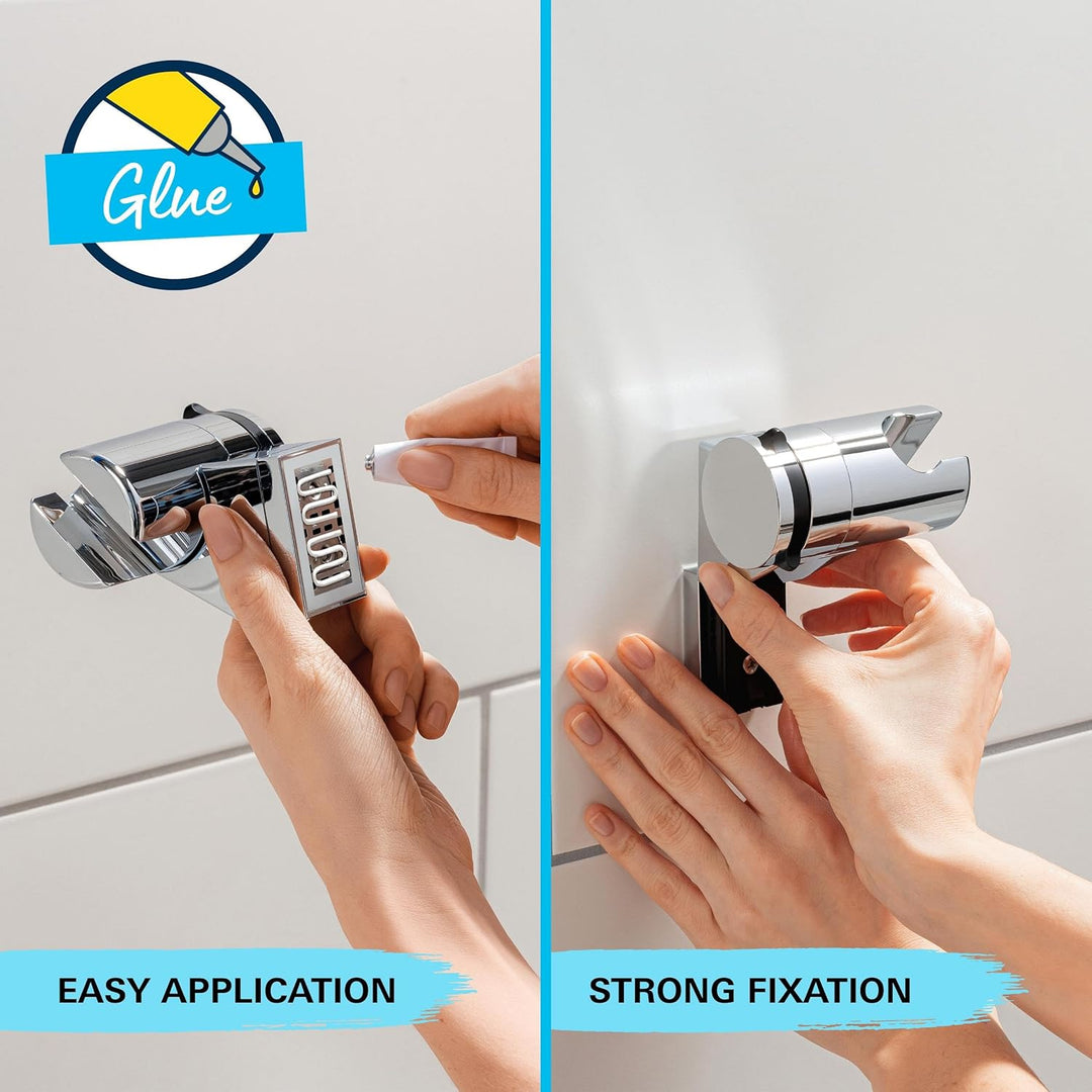 GROHE Start, Badewannenarmatur mit Duschkopf (Duscharmatur für die Badewanne, Auto-Umstellung Wanne/