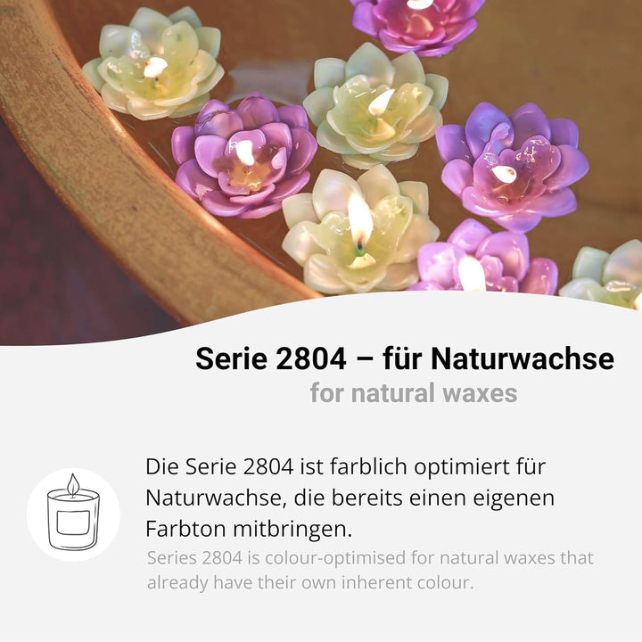 100 g Wachsfarbe braun zum Durchfärben, 100 g Kerzenfarbe für bis zu 100 kg Wachs, Made in Germany,