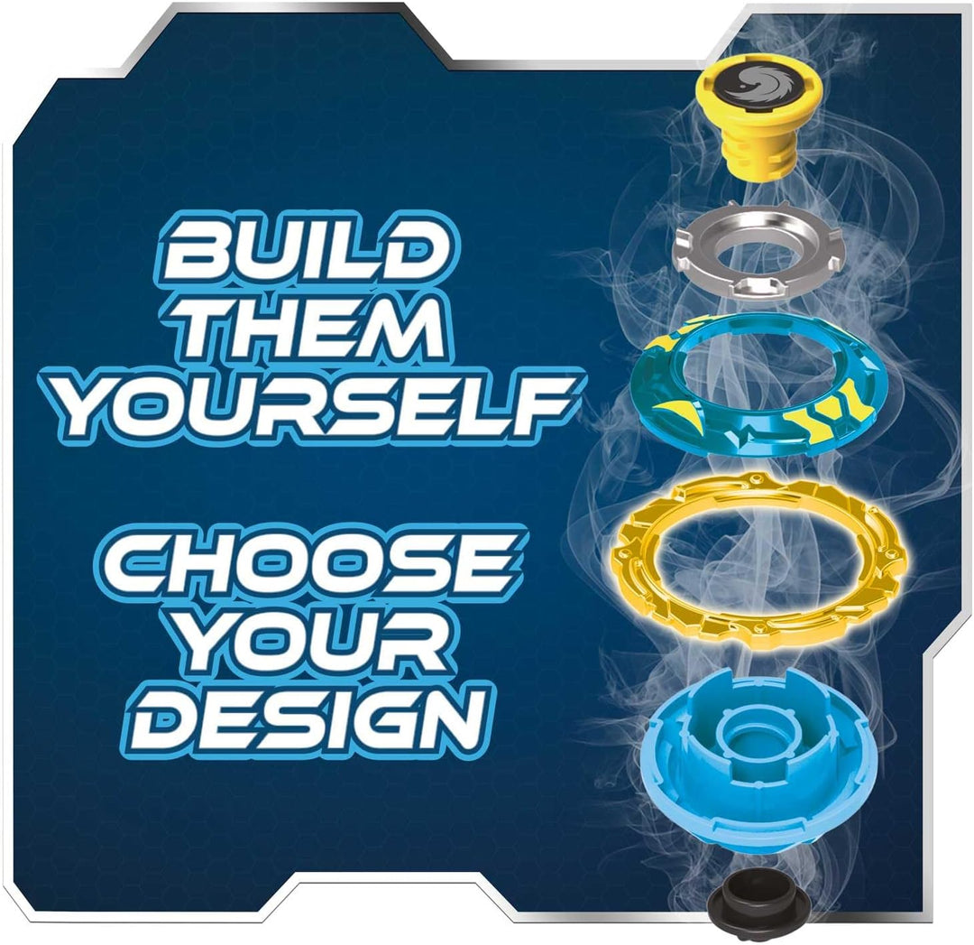 CRAZE Blade Kampfkreisel - Starter Set Evolution Xyrox - Kreisel Metall sehr robust mit Launcher & R