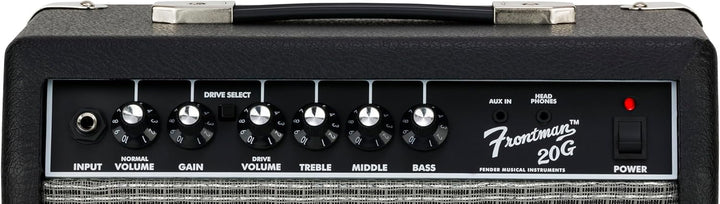 Fender Frontman 20G Combo Verstärker für Gitarre, Ideal für elektrische Gitarren, Single