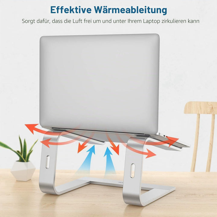 OMOTON Laptop Ständer, Notebook Ständer mit Belüftung, Universal PC Riser Ergonomisch Laptop Halteru