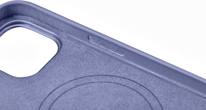 Mobiskin Hülle kompatibel mit Apple iPhone 14 Plus (6,7 Zoll), Handyhülle mit echtem Leder, Case, Sc