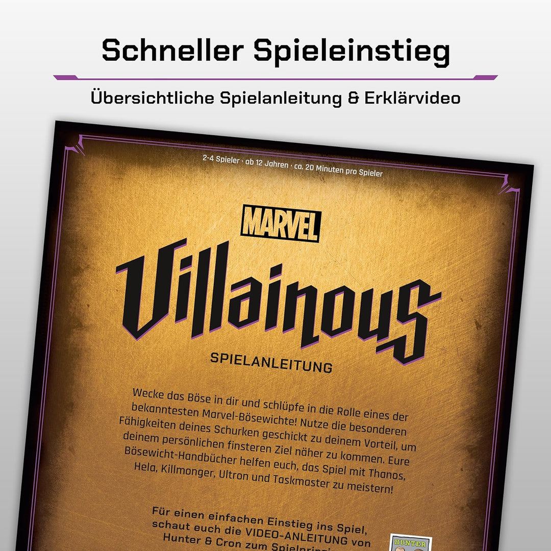 Ravensburger Gesellschaftsspiel - Marvel Villainous Infinite Power 26959 - deutsche Ausgabe des Stra