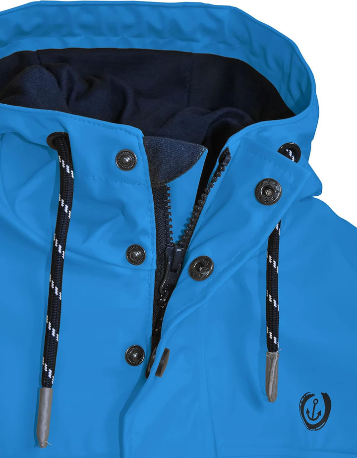 MADSea Herren Regenjacke Friesennerz 63096 gelb S Blau, S Blau