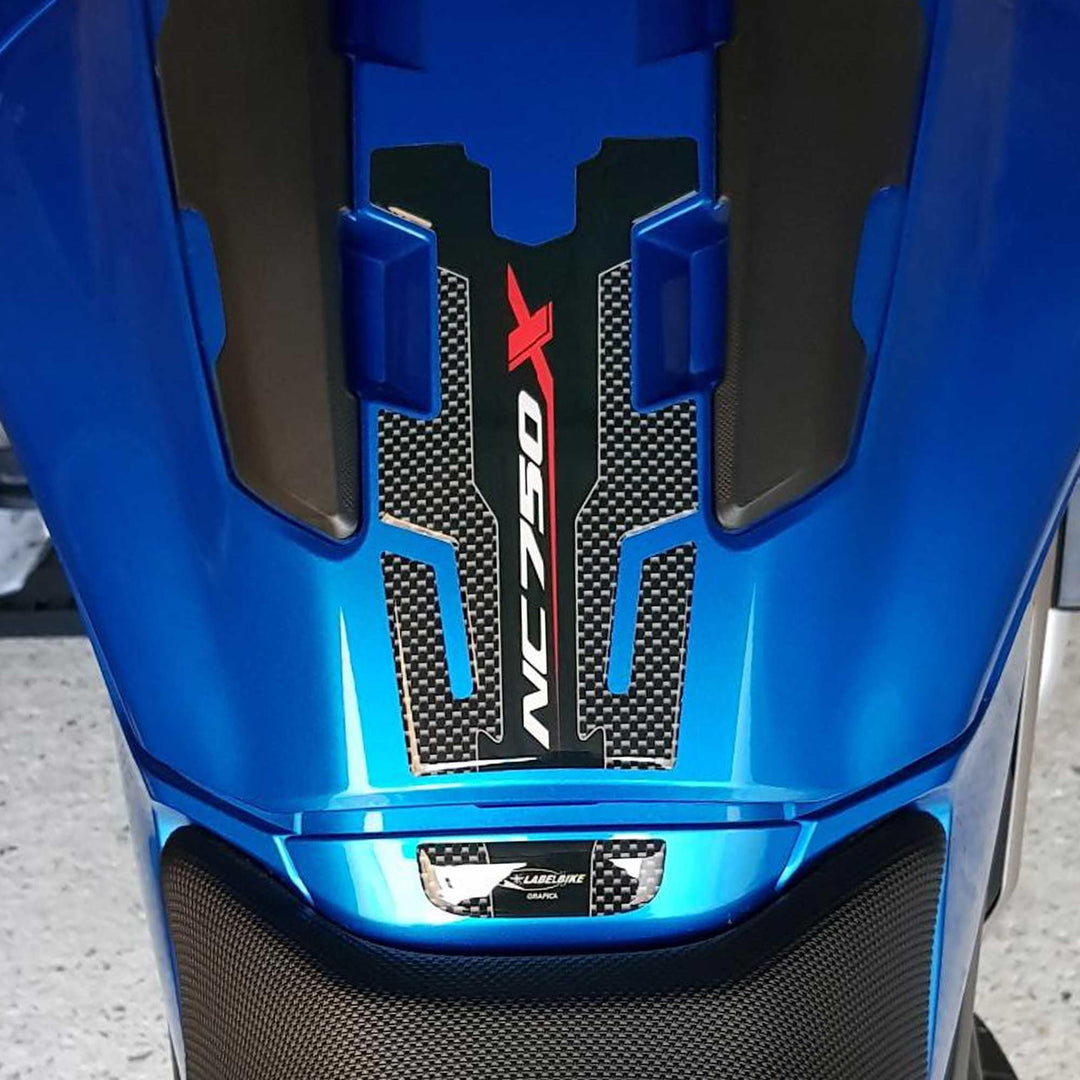 LABELBIKE 3D Aufkleber Motorrad Tankpad Honda | NC750X 2016-2020, Harzschutz, Kratzfestigkeit, Dekor
