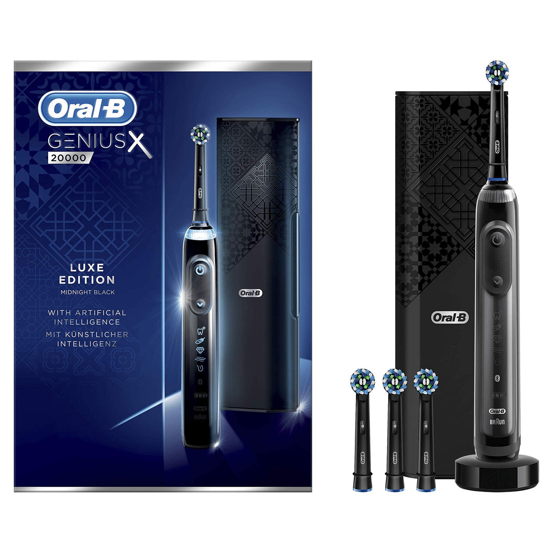 Oral-B Genius X Luxe Edition 20000 Midnight Black Elektrische Zahnbürste Oral-B Genius X 20000 Luxus