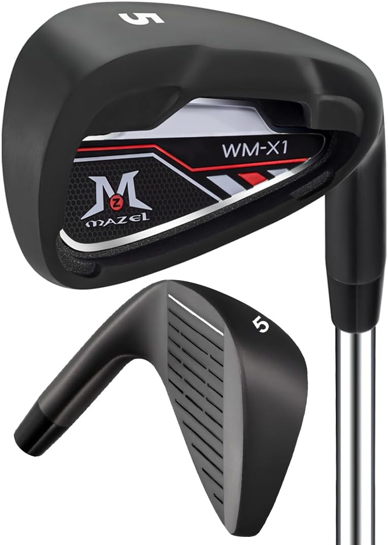 MAZEL Individuelles Golfeisen für Herren | Einzel-Golfschläger-Eisen | Golf-Eisen-Set 1-2-3-4-5-6-7-