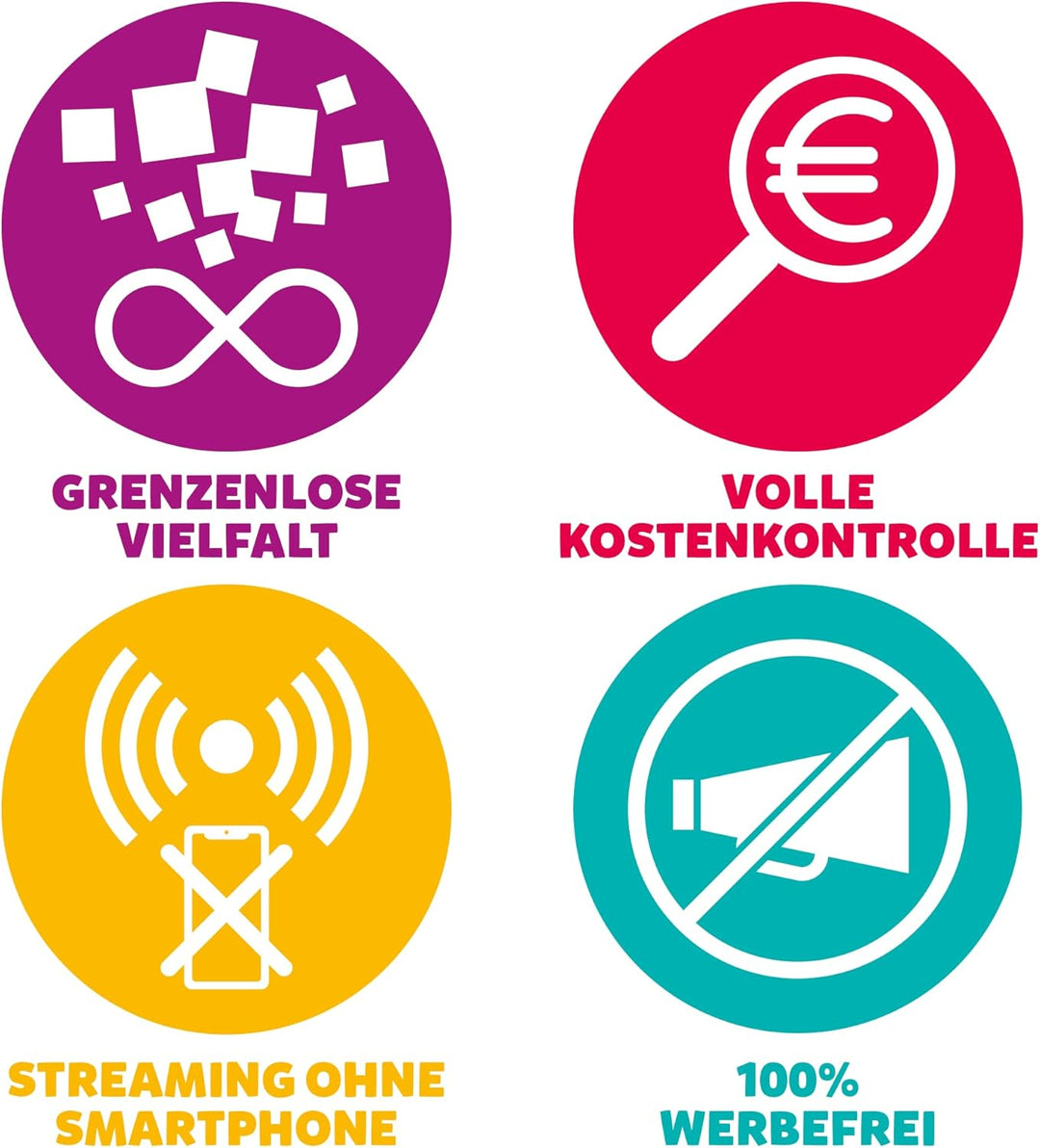 tigermedia tigerticket 6 Monate Streaming Zugang tigerbox TOUCH für 10.000 Kinder Hörspiele Hörbüche