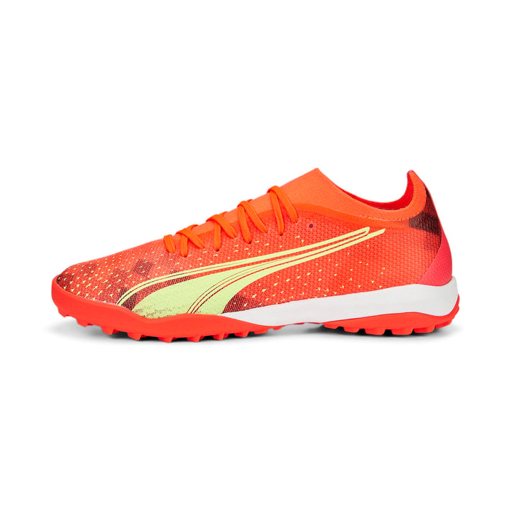 PUMA Herren Ultra Match Tt Fussballschuh, Fiery Coral Fizzy Light Puma Black
