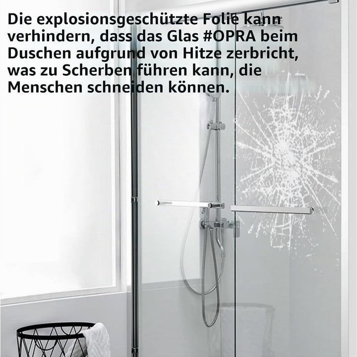 Fenster Splitterschutz Folie - AWKAQUN Sicherheitsfolie Splitterschutzfolie Einbruchschutzfolie Fens