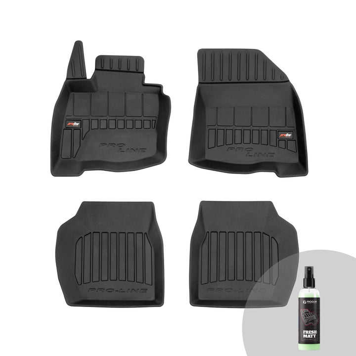 FROGUM ProLine 3D Gummimatten Exklusiven Auto Fussmatten Autofussmatten für Honda Civic VIII 2006-20