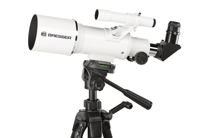 Bresser Refraktor Teleskop Classic 70/350 Starterpaket mit Aluminiumstativ und umfangreichen Zubehör