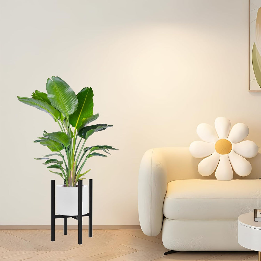Generisch Blumenständer, verstellbarer Metall Pflanzenständer, Innen und Aussen Wohnzimmer Ecke mit