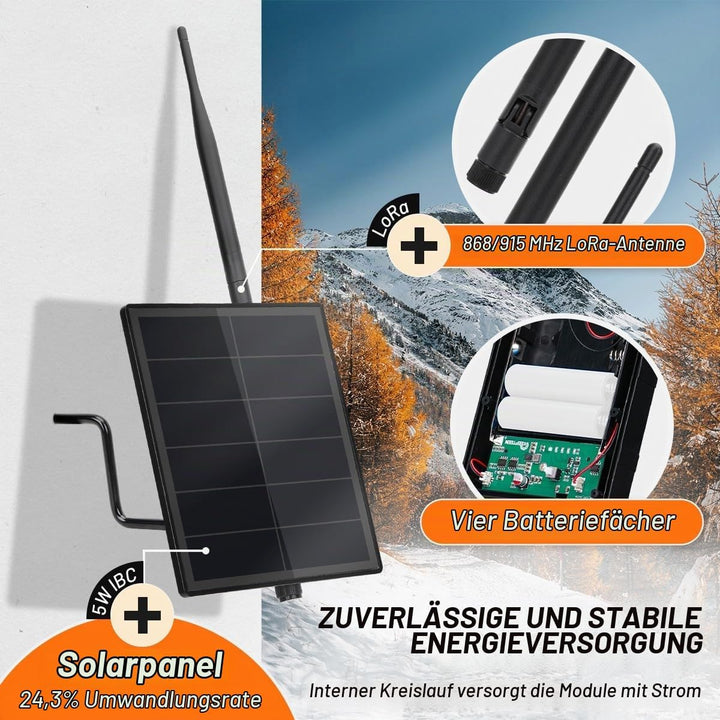 D5-1A 5W Solar Panel Kit mit Batterie Controller für Heltec V3 ESP32 LoRa Modul für DIY Meshtastic M