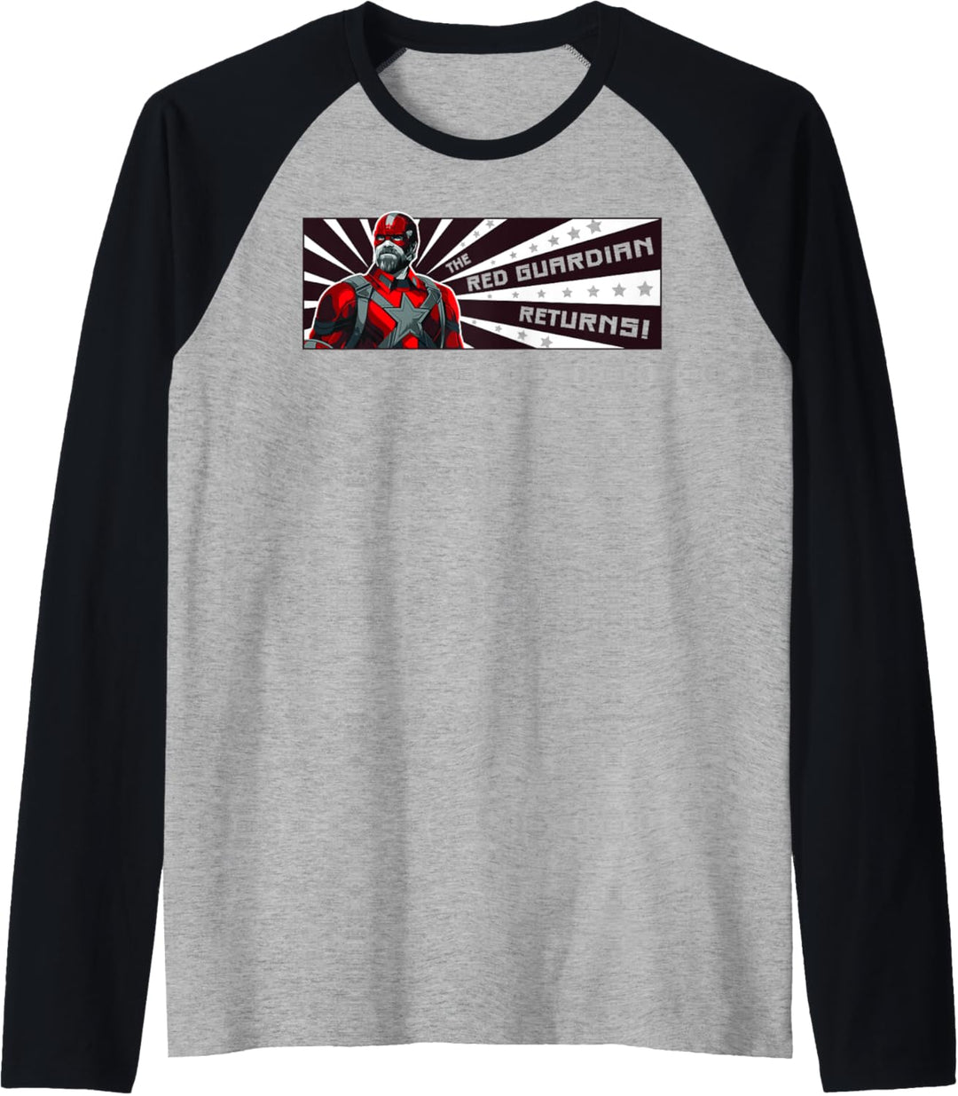 Marvel Black Widow The Red Guardian Returns Panel Raglan