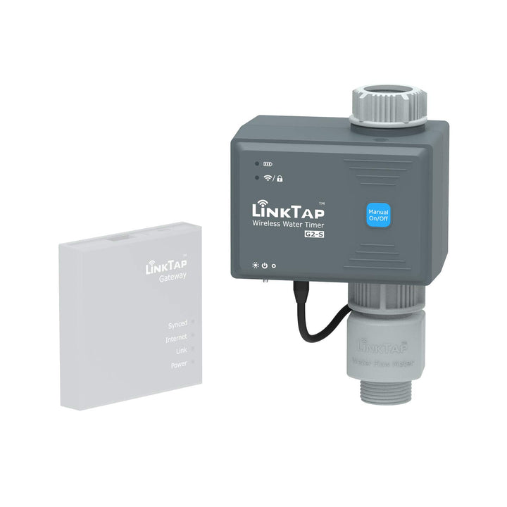 LinkTap G2S Drahtlose Bewässerungscomputer - Erfordert Gateway - Smarte Wasserzeitschaltuhr mit Wass