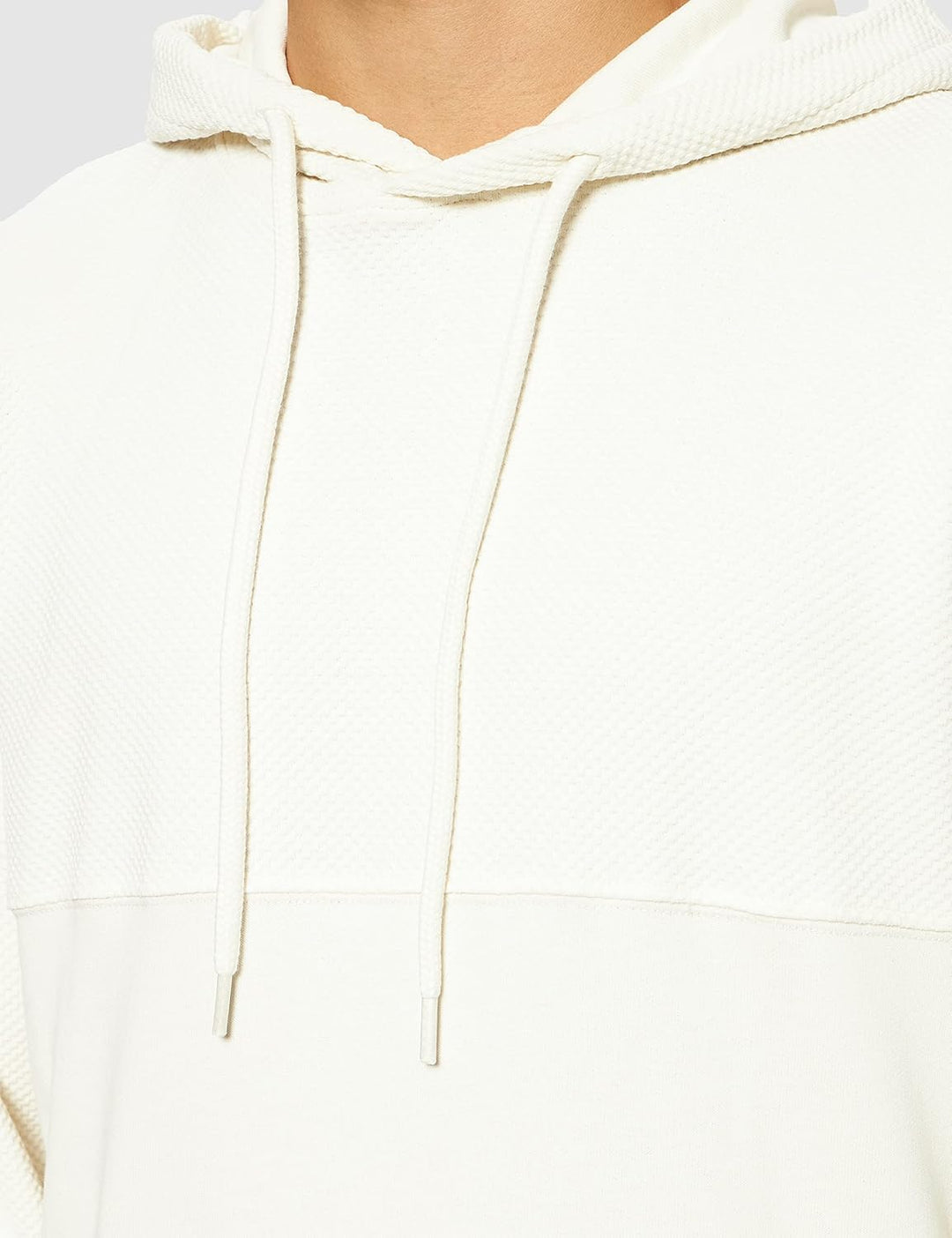 TOM TAILOR Denim Herren Hoodie Sweatshirt mit Struktur L 10338 - Soft Light Beige, L 10338 - Soft Li