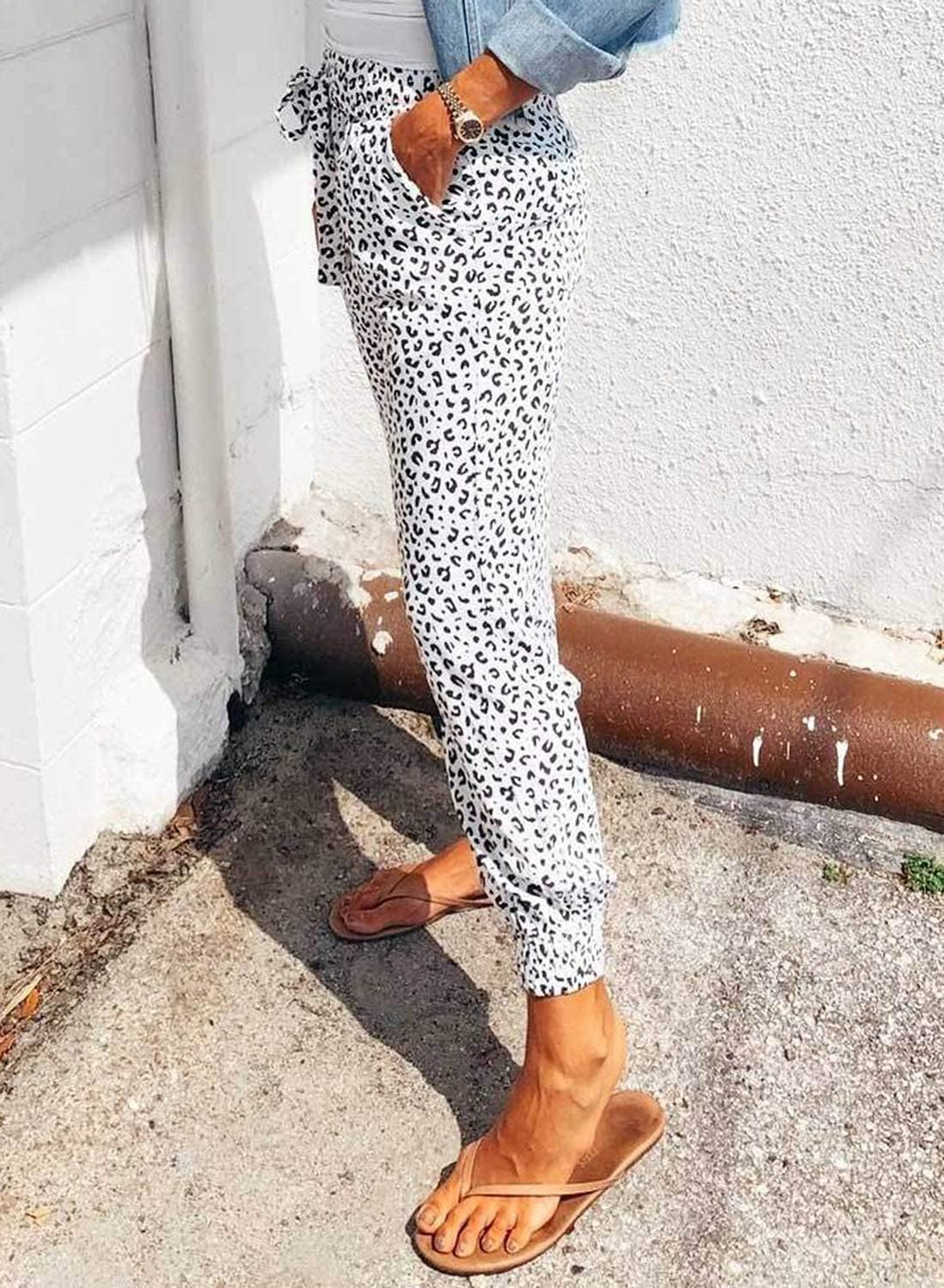 Dokotoo Damen Jogginghose Lang Freizeithose Sporthose Elastisch Pumphose Haremshose Lässige Lose Sto