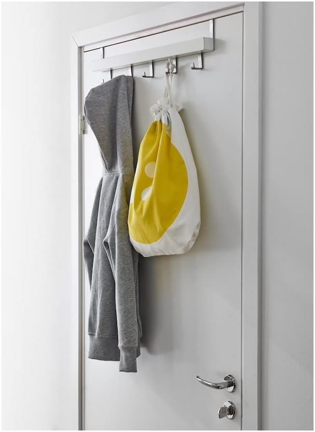 Ikea TJUSIG Wandaufhänger für Tür/Wand, 60 cm, Weiss