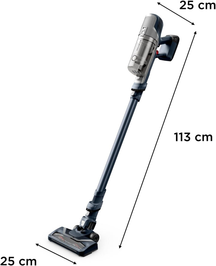 Rowenta X-Pert 6.60 Akkustaubsauger, 100 W Leistung, 45 Min Laufzeit, kabellos &amp; beutellos, LED-Bürs