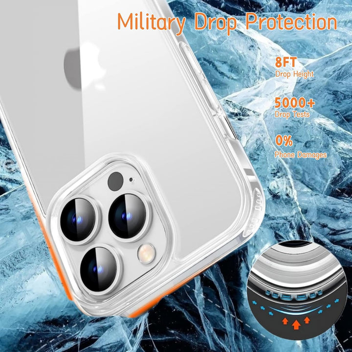 Handykette mit Band für Apple iPhone 13 Pro Max Hülle - Necklace Handyhülle - Transparente Case zum