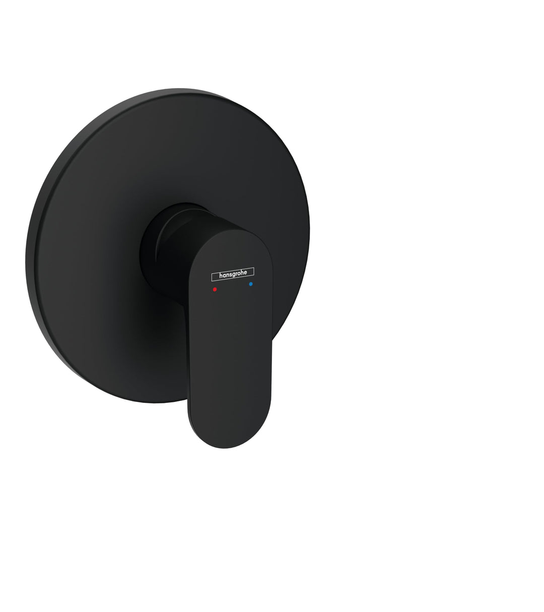 hansgrohe Duscharmatur Rebris S, Unterputz Brausebatterie für 1 Funktion, Mattschwarz Mattschwarz Du