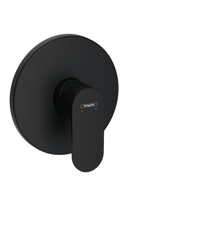 hansgrohe Duscharmatur Rebris S, Unterputz Brausebatterie für 1 Funktion, Mattschwarz Mattschwarz Du