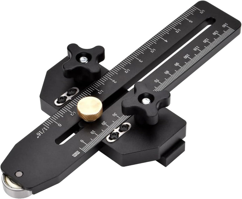Aluminium Legierung Dünne Rip Jig Tisch Sah Zaun Führung Tisch Säge Zubehör mit Roller Limiter