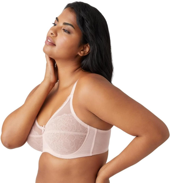 Wacoal Damen Vollständige BH mit voller Abdeckung, Undurchsichtige 70D Rosenstaub, 70D Rosenstaub