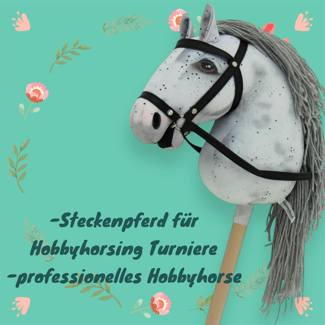 Sweety Toys 14521 Hobbyhorse Steckenpferd ohne Rollen geeignet für Hobbyhorsing Turniere