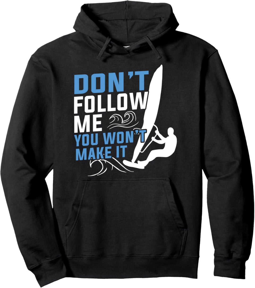 Windsurfer Wellen Windsurfing Sport Geboren Zum Windsurfen Pullover Hoodie
